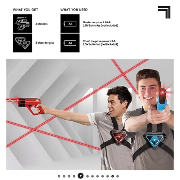 Sharper Image Laser Tag Shooting Game - Picture 9 of 10